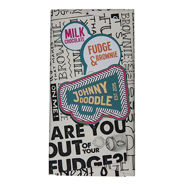 Johnny Doodle Milk chocolate fudge brownie 180g