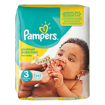 Pampers diapers new baby midi 3