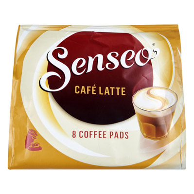 Senseo Cafe latte vanilla koffiepads 8 pods