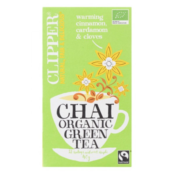 Clipper Organic green tea Chai 20pcs