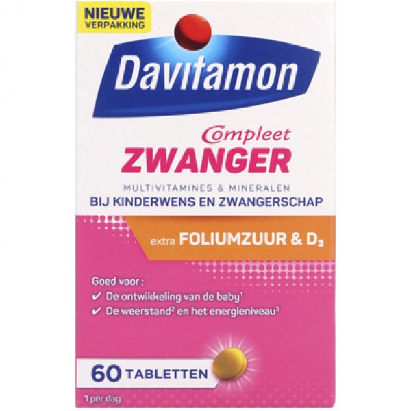 Davitamon Compleet zwanger tabletten 60stuks