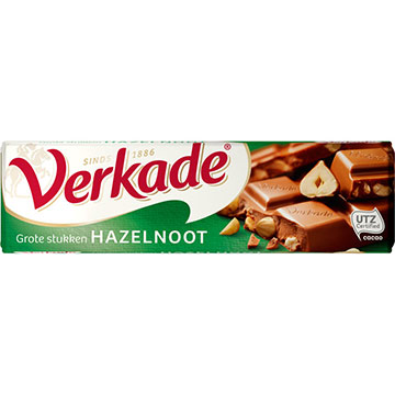 Verkade chocolade Reep hazelnoot 75g