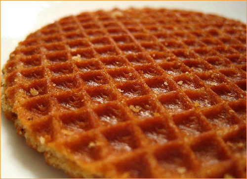 stroopwafel  syrup waffle