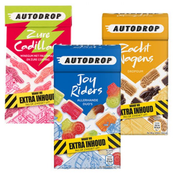 Autodrop Fruit Licorice Sour Gummy flavours