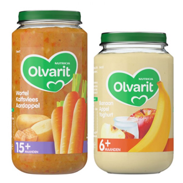 Nutricia Olvarit baby food from the Netherlands