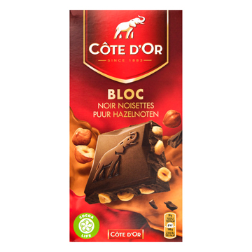 Cote d Or Bloc puur hazelnut 200g