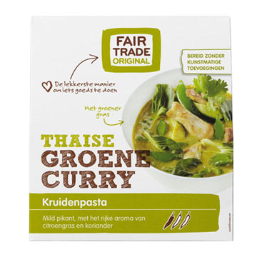 Fair Trade Original Groene Curry kruidenpasta 70g