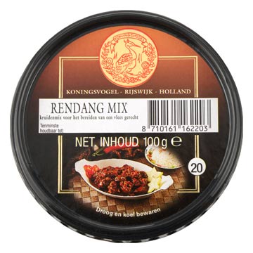 Koningsvogel Mix rendang nr 20 100g