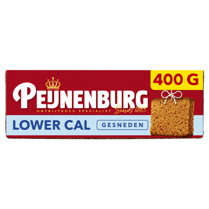 Peijnenburg Ontbijtkoek lower cal gesneden 400g