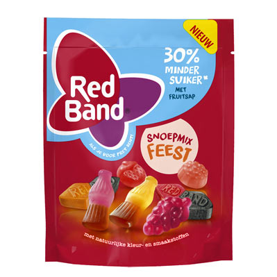 Red Band Snoepmix feest 30 less sugar