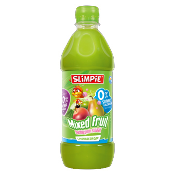 Slimpie Mixed Fruit Bubblegum drink no sugar no calorie