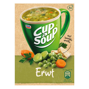 Unox Cup a soup pea soup 3 bags