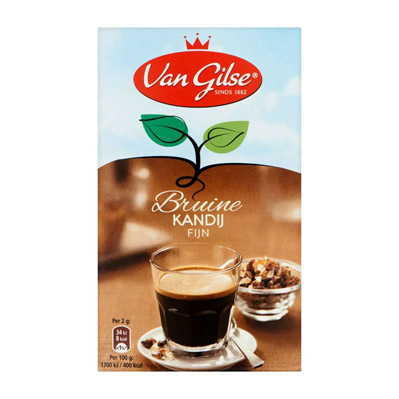 Van Gilse Bruine kandij fijn 500g