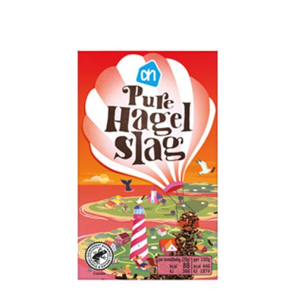 AH Chocolade hagel puur 250g