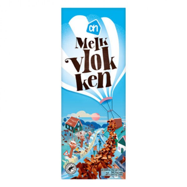 AH Melk chocolade vlokken 300g