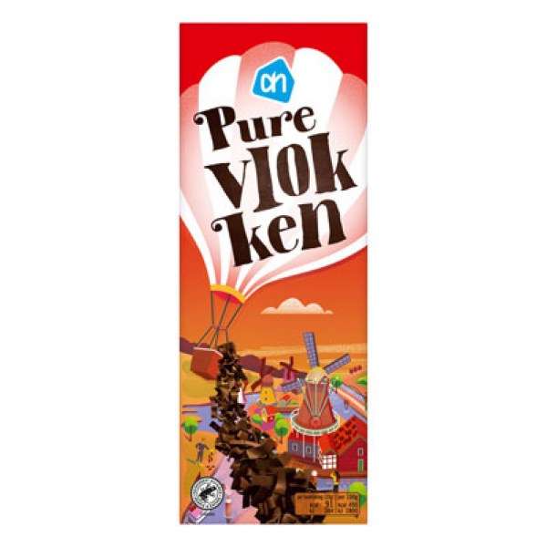 AH Pure chocolade vlokken 300g