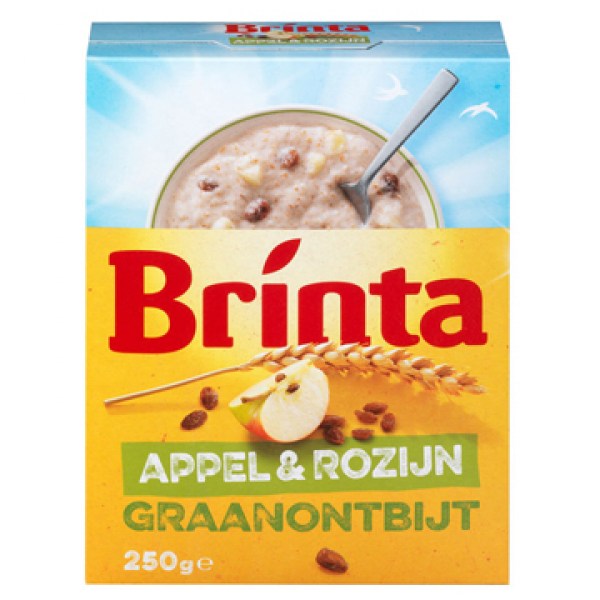 Brinta Graan ontbijt appel rozijn 250g