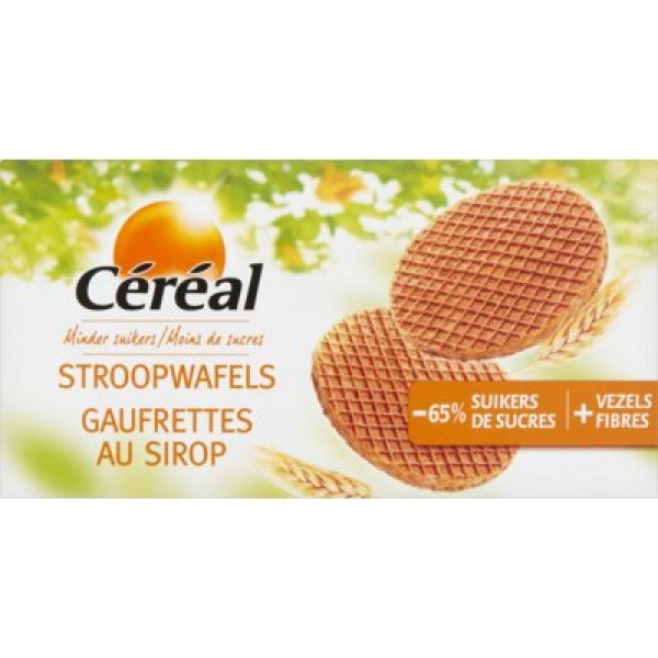 Cereal Syrup Waffles less sugar 175g