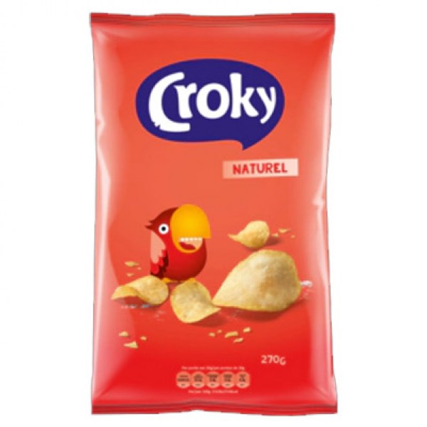 Croky Chips natural 270g