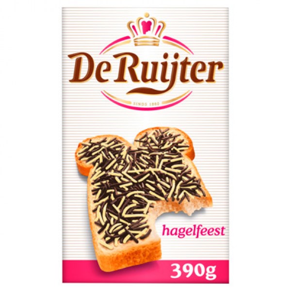 De Ruijter Hagelfeest 390g ( Mix chocolate sprinkles )