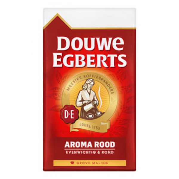 Douwe Egberts Aroma rood grove maling filter koffie 250g