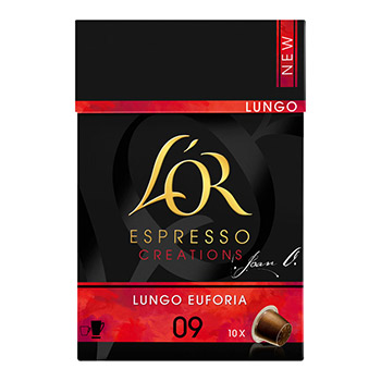 Douwe Egberts Espresso lungo euforia 10 cups