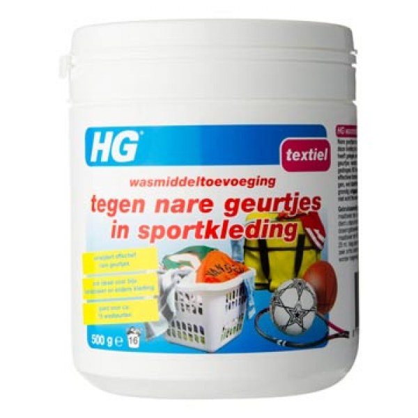 HG Wash powder against odors in sportswear