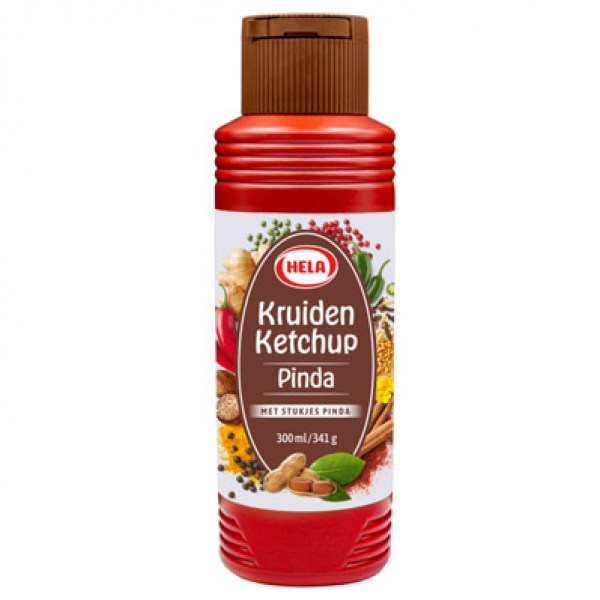 Hela Kruiden ketchup pinda 300ml