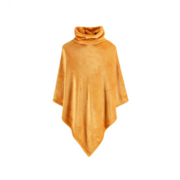 Huggle fleece blanket with sleeves Yellow