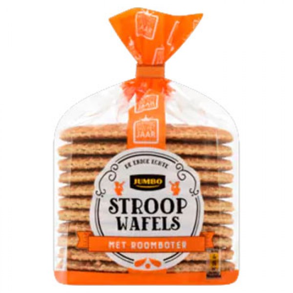 Jumbo Roomboter Stroopwafels 390g