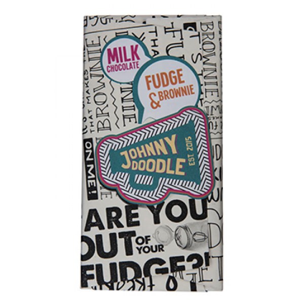 Johnny Doodle Milk chocolate fudge brownie 180g