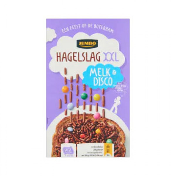 Jumbo Hagelslag XXL Melk Disco 380g