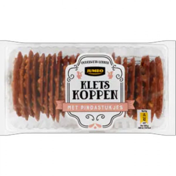Jumbo Kletskoppen met Pindastukjes 175g
