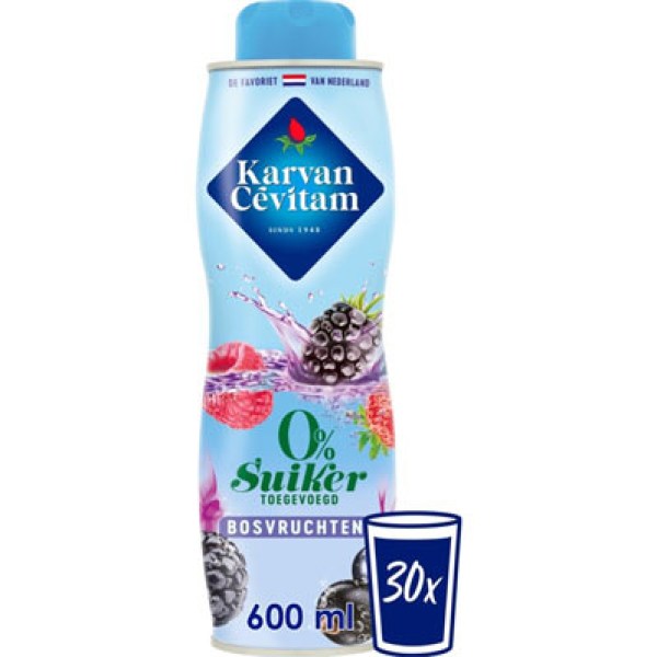 Karvan Cevitam Original forest fruit zero sugar syrup 600ml