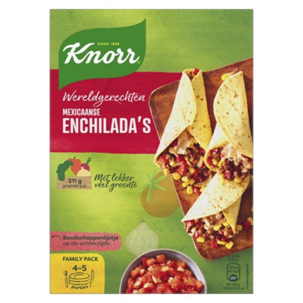 Knorr Wereldgerechten mexicaanse enchiladas 329g