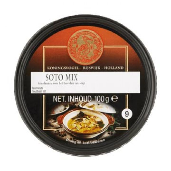 Koningsvogel Mix voor soto nummer 9 100g