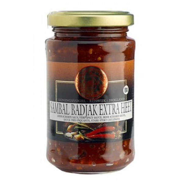 Koningsvogel Sambal badjak extra HOT 200g