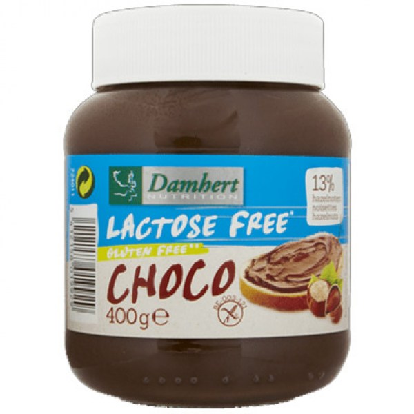 Damhert Choco paste lactose free 400g
