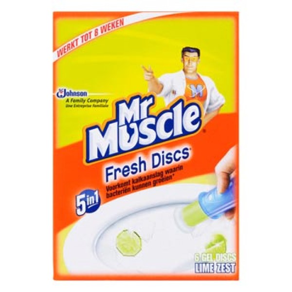 Mr Muscle Fresh discs limoen 36ml
