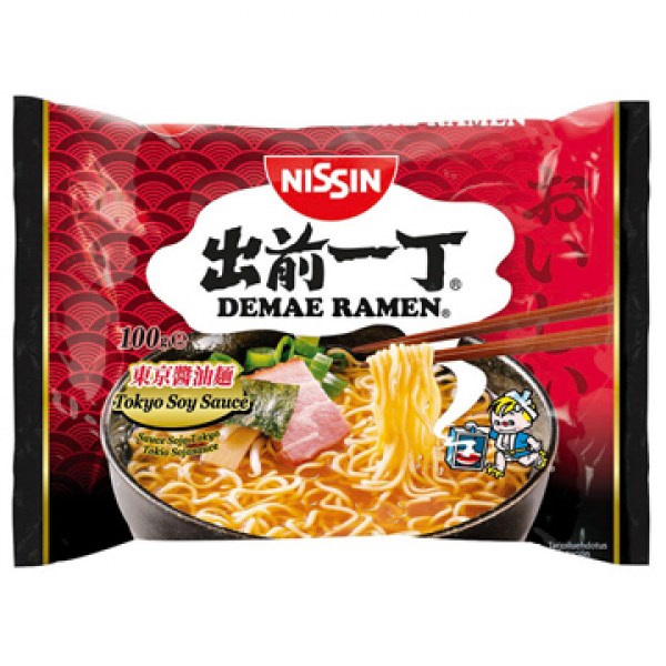 Nissin Demae ramen Tokyo soja saus 100g