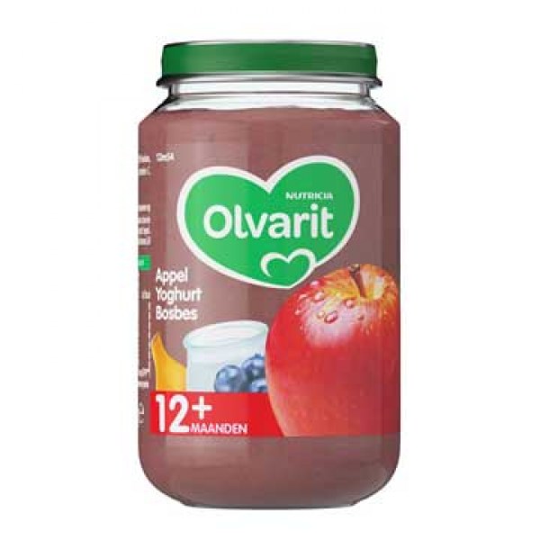 Olvarit Appel yoghurt bosbes 12 mnd