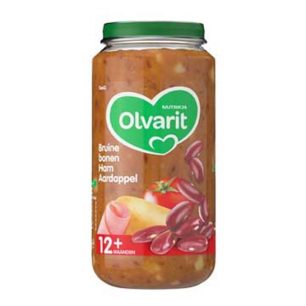 Olvarit Bruinebonen ham aardappel 12 mnd