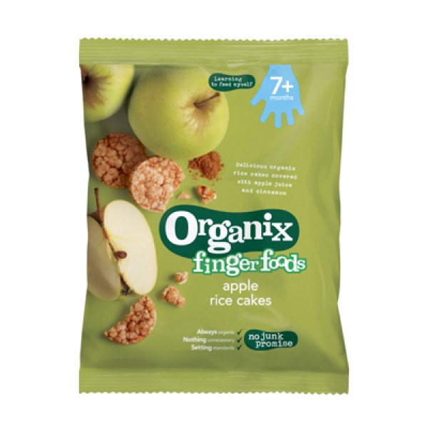 Organix Rijstwafels appel 7maanden 50g