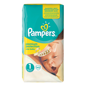 Pampers diapers new baby newborn 1 45diapers