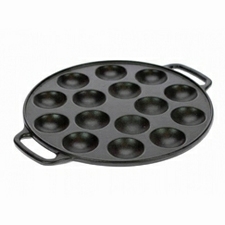 Pancake pan cast iron pffertjes pan