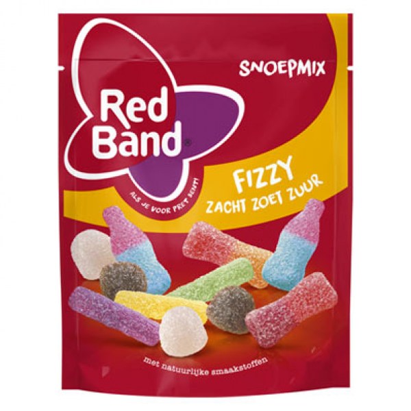 Red Band Snoepmix fizzy 240g