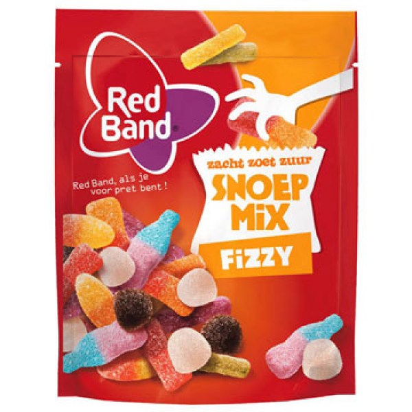 Red Band Snoep Mix Fizzy 250g