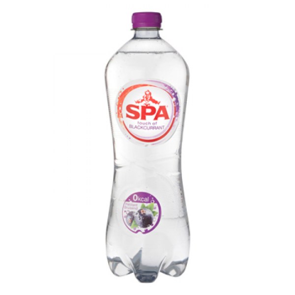 Spa Sparkling Mineral water Blackberry 1 ltr