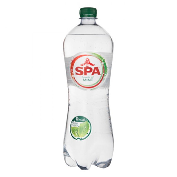 Spa Sparkling Mineral water Mint 1 ltr