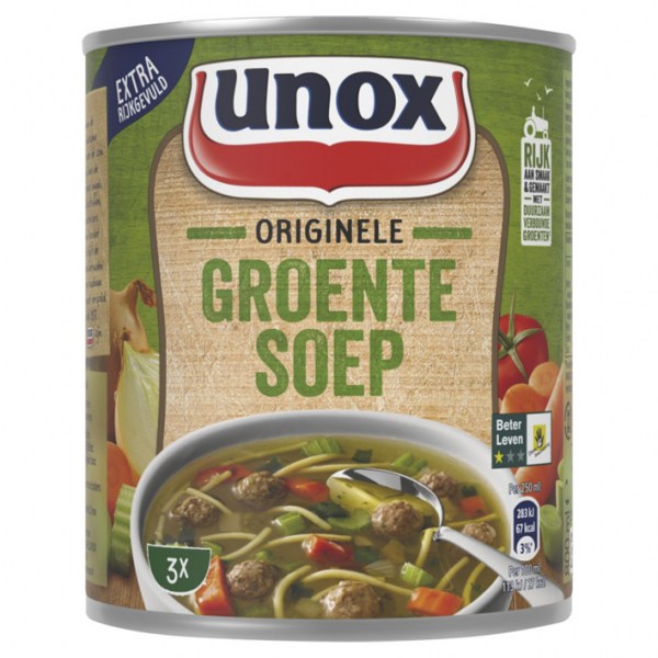 Unox Soep in blik stevige groentesoep 800ml